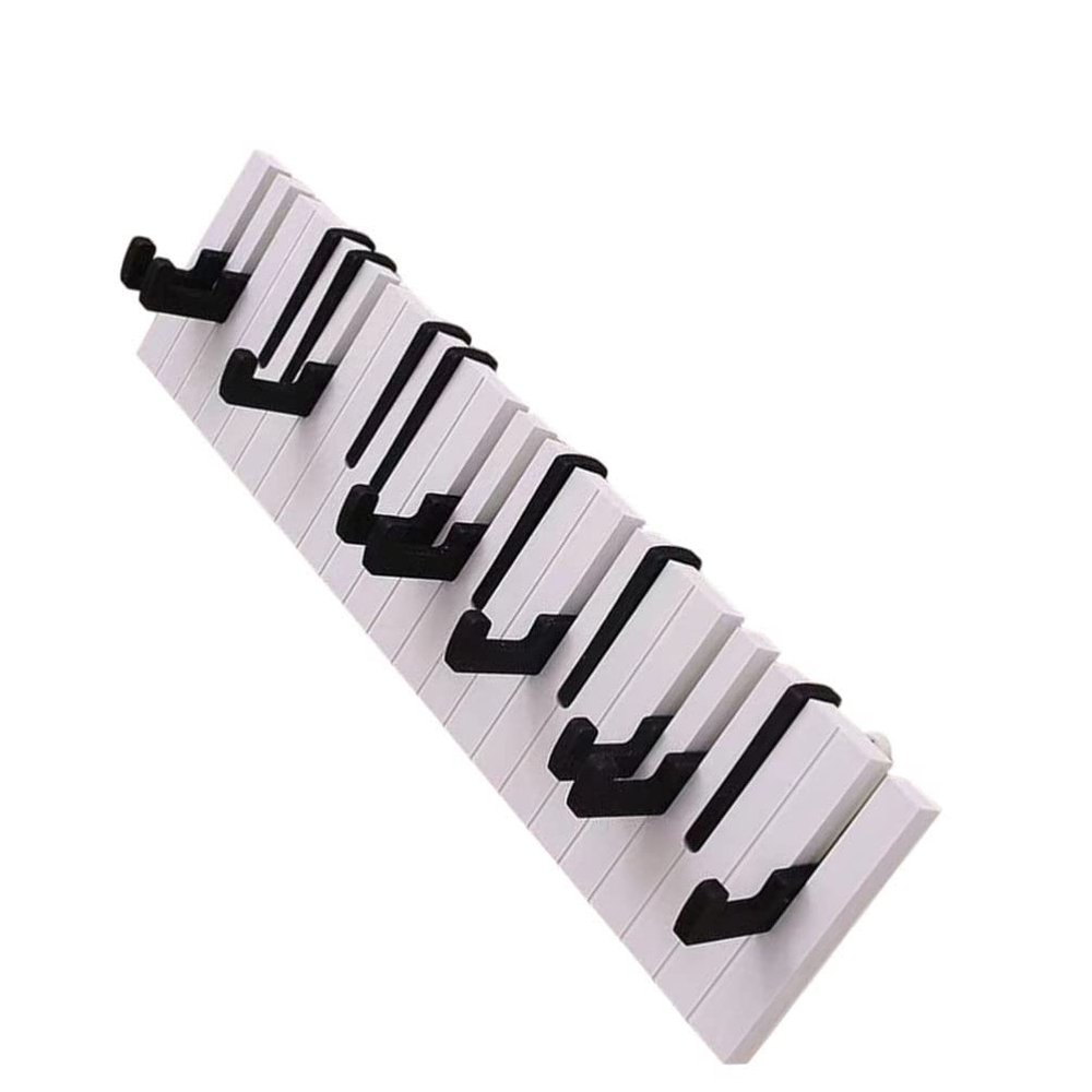Cabilock Piano Shape Storage Holders Multi-Functional Hook for Towels Coats Hats Sweaters Heavy Duty Hook