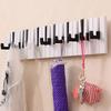 Cabilock Piano Shape Storage Holders Multi-Functional Hook for Towels Coats Hats Sweaters Heavy Duty Hook view 2