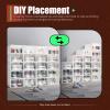 Shoe Box Shoe Can be stacked Storage-Stackable shoe box Organizer-shoe box plastic transparent shoe box side shoe display box Stackable Shoe with Clear Door for Sneakers white 13 * 9 * 5.5in (20pcs) view 2