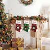 MALIHONG 1 Pack Personalized Christmas Red Buffalo Plaid Stocking with Lovely Dog Chichihua Snowflake Home Decorations Gifts for Family 14.4" view 4