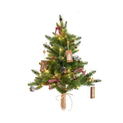 QQWW Christmas Tree Xmas Tree Artificial Christmas Tree Household Decoration Xmas Tree Wall Or Door Hanging Decoration Tree 2.3 * 1.6ft Best Gift (Color : A)