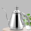 1.2/1.8L Stainless Steel Coffee Drip Pot Gooseneck Kettle Teapot Tea Maker With Filter Induction Cooker Tea Kettle Kitchen tools (silver-1.2L) view 3