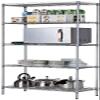 5-Shelf Metal Shelves, Adjustable Heavy Duty Storage Shelving Unit,Metal Kitchen Racks and Shelves for Storage view 1