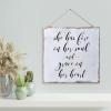 Aihesui Wood Sign Hanging Home Wall Decoration She Has Fire in Her Soul and Grace in Her Heart Plaque Use for Living Room Kitchen Batheroom Bedroom Office School 16x16inch view 3