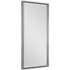 BOWERY HILL Decorative Glass Mirror in Silver Hammered Texture view 3