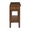 BOWERY HILL Contemporary Warm Walnut Brown Wood Serving Table view 4