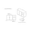 BOWERY HILL Rustic Wood Two-Drawer Buffet in Reclaimed Oak view 3