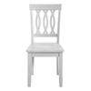 BOWERY HILL Contemporary White Solid Wood Side Chair (Set of 2) view 3