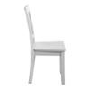 BOWERY HILL Contemporary White Solid Wood Side Chair (Set of 2) view 4