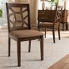 BOWERY HILL Dining Side Chair in Light Brown (Set of 2) view 2