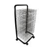 LYLFF Drying Rack, Black Powder Coating Finish, Art Shelf Storage Rack On Wheels, Ideal for Education Schools and Art Clubs Picture Album Display Stand (Size : 30 Floors) view 1