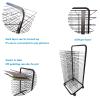 LYLFF Drying Rack, Black Powder Coating Finish, Art Shelf Storage Rack On Wheels, Ideal for Education Schools and Art Clubs Picture Album Display Stand (Size : 30 Floors) view 3