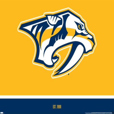 Trends International NHL Nashville Predators - Logo 21 Wall Poster, 22.375" x 34", Premium Unframed Version
