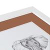 ArtToFrames 4x6 inch Satin White Frame Picture Frame with 2 Inch Single Paloma Mat, SingleMat-FRBW26074-4x6-771 view 4