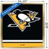 Trends International NHL Pittsburgh Penguins - Logo 21 Wall Poster, 22.375" x 34", Gold Framed Version view 3