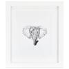 ArtToFrames 8x8 inch Satin White Frame Picture Frame with 2 Inch Single Super White Mat, SingleMat-FRBW26074-8x8-61 view 2