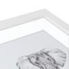 ArtToFrames 8x8 inch Satin White Frame Picture Frame with 2 Inch Single Super White Mat, SingleMat-FRBW26074-8x8-61 view 4