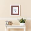 ArtToFrames 4x6 inch Satin White Frame Picture Frame with 2 Inch Single Brique Mat, SingleMat-FRBW26074-4x6-760 view 3