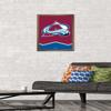 Trends International NHL Colorado Avalanche - Logo 21 Wall Poster, 14.725" x 22.375", Bronze Framed Version view 2
