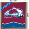 Trends International NHL Colorado Avalanche - Logo 21 Wall Poster, 14.725" x 22.375", Bronze Framed Version view 3