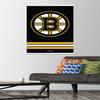 Trends International NHL Boston Bruins - Logo 21 Wall Poster, 22.375" x 34", Premium Print and White Hanger Bundle view 2