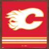Trends International NHL Calgary Flames - Logo 21 Wall Poster, 14.725" x 22.375", Mahogany Framed Version view 1