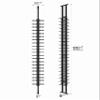 Ultra Wine Racks Floor-to-Ceiling Mount Display (2 Side, Single Deep, Black, Holds 42 Wine Bottles) - Modern Metal Wine Storage for Wine Cellars, Home Bars, Kitchens, and Dining Rooms view 3