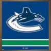 Trends International NHL Vancouver Canucks - Logo 21 Wall Poster, 14.725" x 22.375", Bronze Framed Version view 1