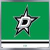 Trends International NHL Dallas Stars - Logo 21 Wall Poster, 14.725" x 22.375", Silver Framed Version view 1