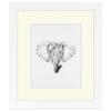 ArtToFrames 4x6 inch Satin White Frame Picture Frame with 2 Inch Single Brilliant White Mat, SingleMat-FRBW26074-4x6-71 view 2