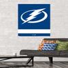 Trends International NHL Tampa Bay Lightning - Logo 21 Wall Poster, 22.375" x 34", Premium Unframed Version view 2
