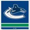 Trends International NHL Vancouver Canucks - Logo 21 Wall Poster, 14.725" x 22.375", White Framed Version view 1