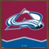 Trends International NHL Colorado Avalanche - Logo 21 Wall Poster, 14.725" x 22.375", Mahogany Framed Version view 1