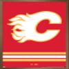 Trends International NHL Calgary Flames - Logo 21 Wall Poster, 22.375" x 34", Bronze Framed Version view 1