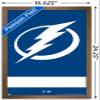 Trends International NHL Tampa Bay Lightning - Logo 21 Wall Poster, 14.725" x 22.375", Bronze Framed Version view 3