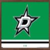 Trends International NHL Dallas Stars - Logo 21 Wall Poster, 14.725" x 22.375", Mahogany Framed Version view 1