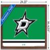 Trends International NHL Dallas Stars - Logo 21 Wall Poster, 14.725" x 22.375", Mahogany Framed Version view 3