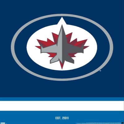 Trends International NHL Winnipeg Jets - Logo 21 Wall Poster, 22.375" x 34", Premium Unframed Version