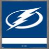 Trends International NHL Tampa Bay Lightning - Logo 21 Wall Poster, 14.725" x 22.375", Barnwood Framed Version view 1