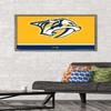 Trends International NHL Nashville Predators - Logo 21 Wall Poster, 22.375" x 34", Barnwood Framed Version view 2