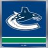 Trends International NHL Vancouver Canucks - Logo 21 Wall Poster, 14.725" x 22.375", Silver Framed Version view 1