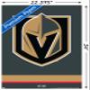 Trends International NHL Vegas Golden Knights - Logo 21 Wall Poster, 22.375" x 34", Premium Unframed Version view 3