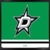 Trends International NHL Dallas Stars - Logo 21 Wall Poster, 14.725" x 22.375", Black Framed Version view 1