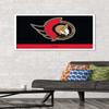 Trends International NHL Ottawa Senators - Logo 21 Wall Poster, 22.375" x 34", White Framed Version view 2