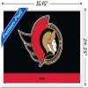 Trends International NHL Ottawa Senators - Logo 21 Wall Poster, 22.375" x 34", White Framed Version view 3