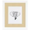 ArtToFrames 4x6 inch Satin White Frame Picture Frame with 2 Inch Single Green Whisper Mat, SingleMat-FRBW26074-4x6-802 view 2