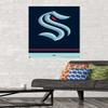 Trends International NHL Seattle Kraken - Logo 21 Wall Poster, 22.375" x 34", Unframed Version view 2