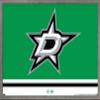 Trends International NHL Dallas Stars - Logo 21 Wall Poster, 14.725" x 22.375", Barnwood Framed Version view 1