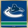 Trends International NHL Vancouver Canucks - Logo 21 Wall Poster, 14.725" x 22.375", Gold Framed Version view 1