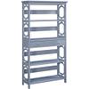 Convenience Concepts 203071GY 5-Tier Bookcase with Drawer, Gray view 1